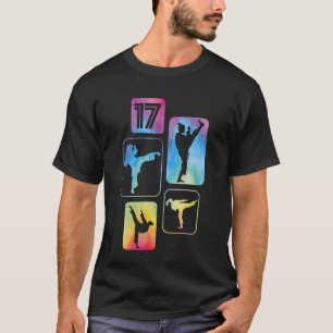 17. Geburtstag Karate Taekwondo 17 Jahre altes Mäd T-Shirt