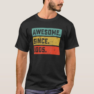 17. Geburtstag Phantastisch seit 2005 17 Jahre alt T-Shirt