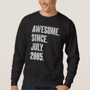17. Geburtstag Phantastisch seit Juli 200 Sweatshirt