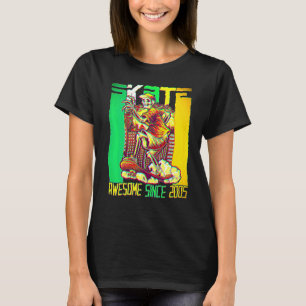 17. Geburtstag Skateboard Skater Großartig seit 2 T-Shirt