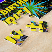 17. Geburtstag: Spaß, bunte feierliche Feuerwerke Puzzle (Seite)