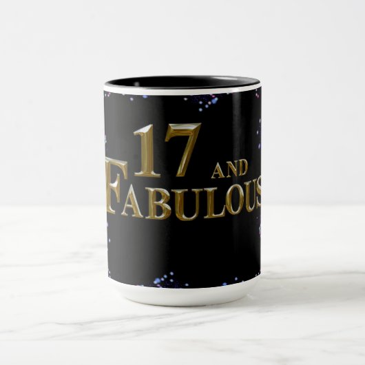17. Geburtstag Tasse (Zentrum)