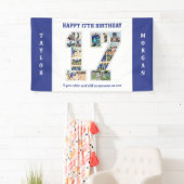 17. Geburtstagsfeier 17. FotoCollage Banner (Insitu)