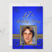 17. Geburtstagsfeier Einladung (Vorderseite)