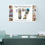 17. Geburtstagsfeier Nummer 17 Fotocollage Banner (Messeveranstaltung)
