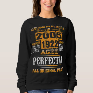 17. Geburtstagsgeschenk für Legenden Geboren im Ju Sweatshirt
