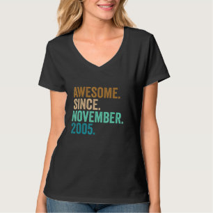 17. Geburtstagsgeschenke Phantastisch seit Novembe T-Shirt