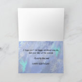 17. Geburtstagskarte mit Feuerwerk Karte (Innenseite)