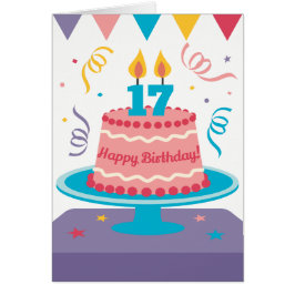 17. Geburtstagskuchen