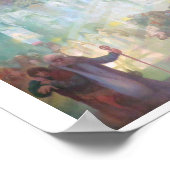 #17 Heiliger Berg Athos, Mucha Poster (Ecke)