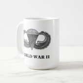 17. Im Flugzeug Abteilungs-Tasse Kaffeetasse (Vorderseite Links)