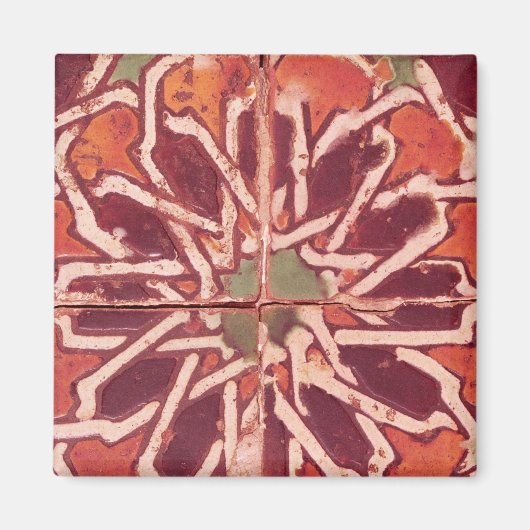 17:Isnik Tile, 16. Jahrhundert Magnet (Vorne)