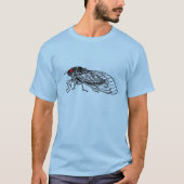 17 Jahr-Zikaden-Krawatten-Shirt T-Shirt (Vorderseite)