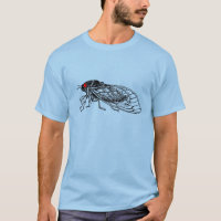 17 Jahr-Zikaden-Krawatten-Shirt