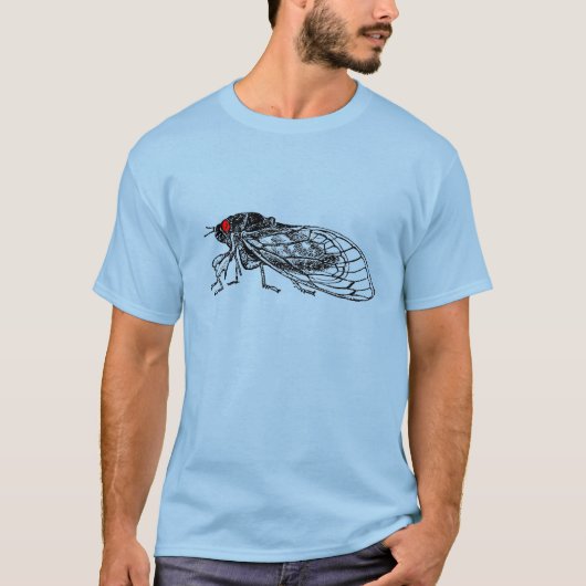 17 Jahr-Zikaden-Krawatten-Shirt T-Shirt (Vorderseite)