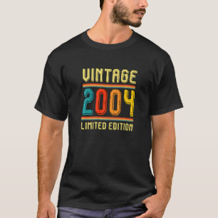 17 Jahre alt für Männer Frauen Retro Vintag 2004 T-Shirt