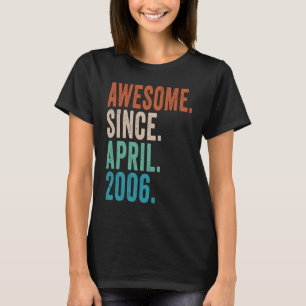 17 Jahre alt Phantastisch seit April 2006 17. Gebu T-Shirt