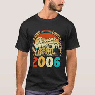 17 Jahre alt Phantastisch seit April 2006 17. Gebu T-Shirt