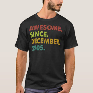 17 Jahre alt Phantastisch seit Dezember 2005 17. G T-Shirt