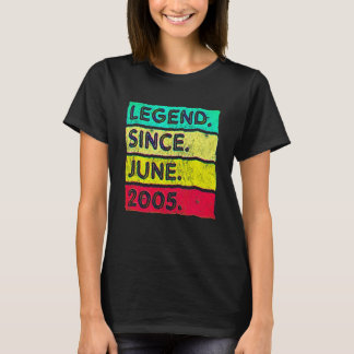 17 Jahre alte Vintage-Legende seit Juni 2005 17. G T-Shirt