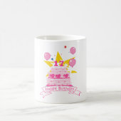 17 Jahre alter Geburtstagskuchen Kaffeetasse (Mittel)
