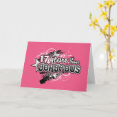 17 Jahre lang wunderschön (17. Geburtstag) Karte (Gelbe Blume)