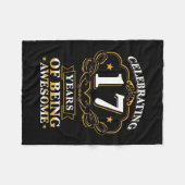 17 Jahre Phantastisch sein Fleecedecke (Vorderseite (Horizontal))