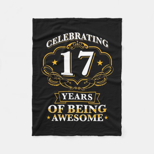 17 Jahre Phantastisch sein Fleecedecke (Vorderseite)