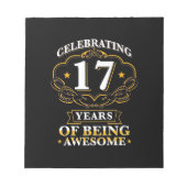 17 Jahre Phantastisch sein Notizblock (Vorderseite)