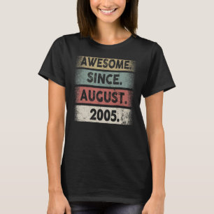 17 Jahre Phantastisch seit August 2005. Geburtstag T-Shirt