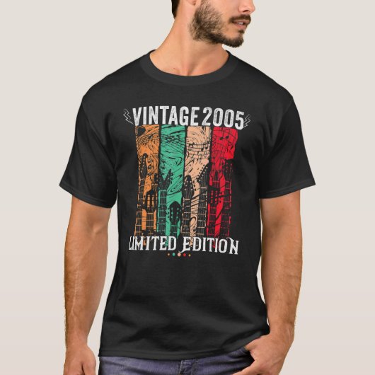 17 Jahre Vintag 2005 Geburtstag 17. T-Shirts (Vorderseite)