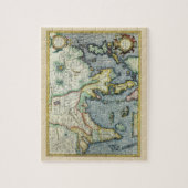 17. Jahrhundert Antique Asian Map, Mercator / Hond Puzzle (Vertikal)