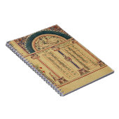 17. Jahrhundert belichtetes Manuskript Notizblock (Rechte Seite)