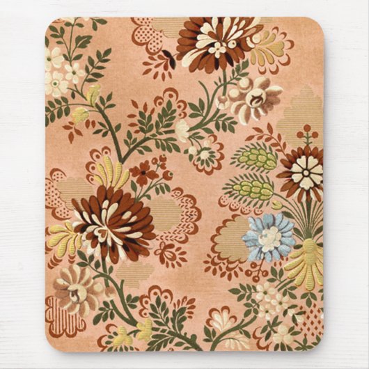 17. Jahrhundert Damast Textil - Mousepad (Vorne)