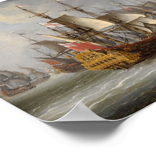 17. Jahrhundert, Royal Navy Poster (Ecke)