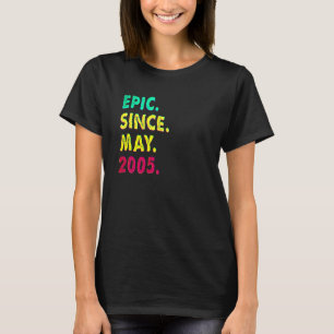17-jährig Episch seit Mai 2005 17. Geburtstag Vin T-Shirt