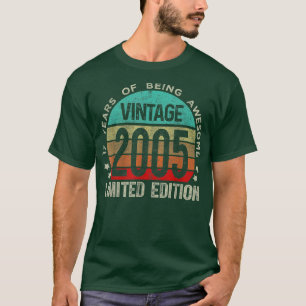 17-jährige Geschenke Vintag 2005 Limited Edition 1 T-Shirt
