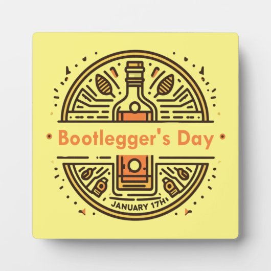 17. Januar - Bootlegger's Day Fotoplatte (Vorderseite)