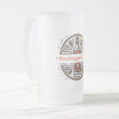 17. Januar - Bootlegger's Day Mattglas Bierglas (Vorderseite Links)