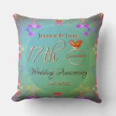 17. Karnelscher Hochzeitstag Kissen (Vorderseite)