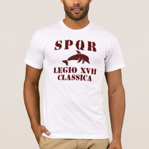 17 Kennzeichen-Antony 17. Marinelegion - Delphin T-Shirt