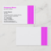 17 Linien - Magenta Visitenkarte (Vorne/Hinten)