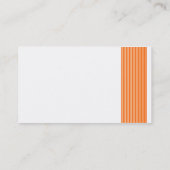 17 Linien - Orange Visitenkarte (Rückseite)