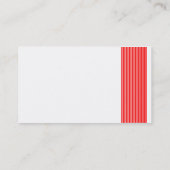 17 Linien - Rot Visitenkarte (Rückseite)