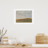 17. Loch in Sand Hills Poster (Küche)