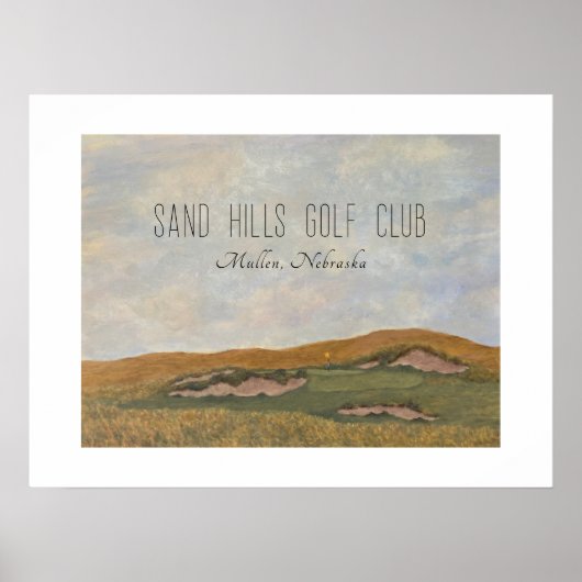 17. Loch in Sand Hills Poster (Vorne)