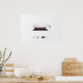 17 Millionen Barrel - Denken Sie über die Flasche Poster (Küche)