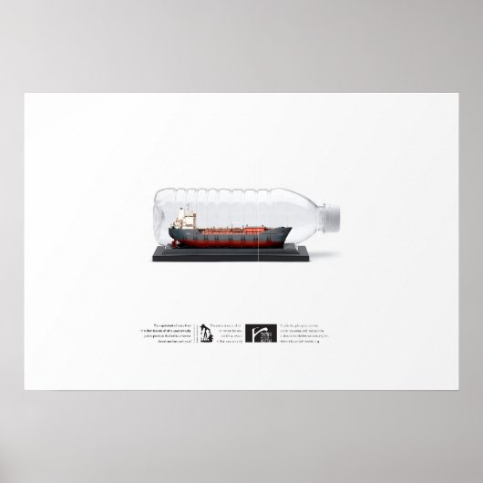 17 Millionen Barrel - Denken Sie über die Flasche  Poster (Vorne)