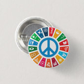 17 Nachhaltige Entwicklungsziele der UN Button (Vorne & Hinten)