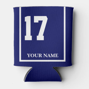 17 Navy Blue and White Horse Saddle Blanket Custom Dosenkühler